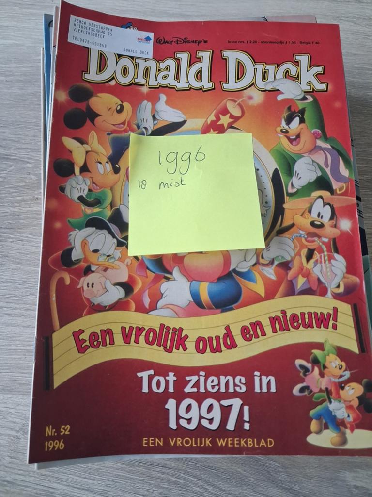 Donald Duck jaargang 1996, Boeken, Complete serie of reeks, Ophalen of Verzenden, Gelezen