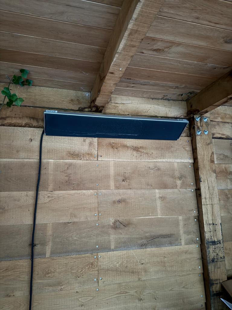 Heatstrips / terras heater, Tuin en Terras, Terrasverwarmers, Ophalen, Gebruikt, Elektrisch, Plafond