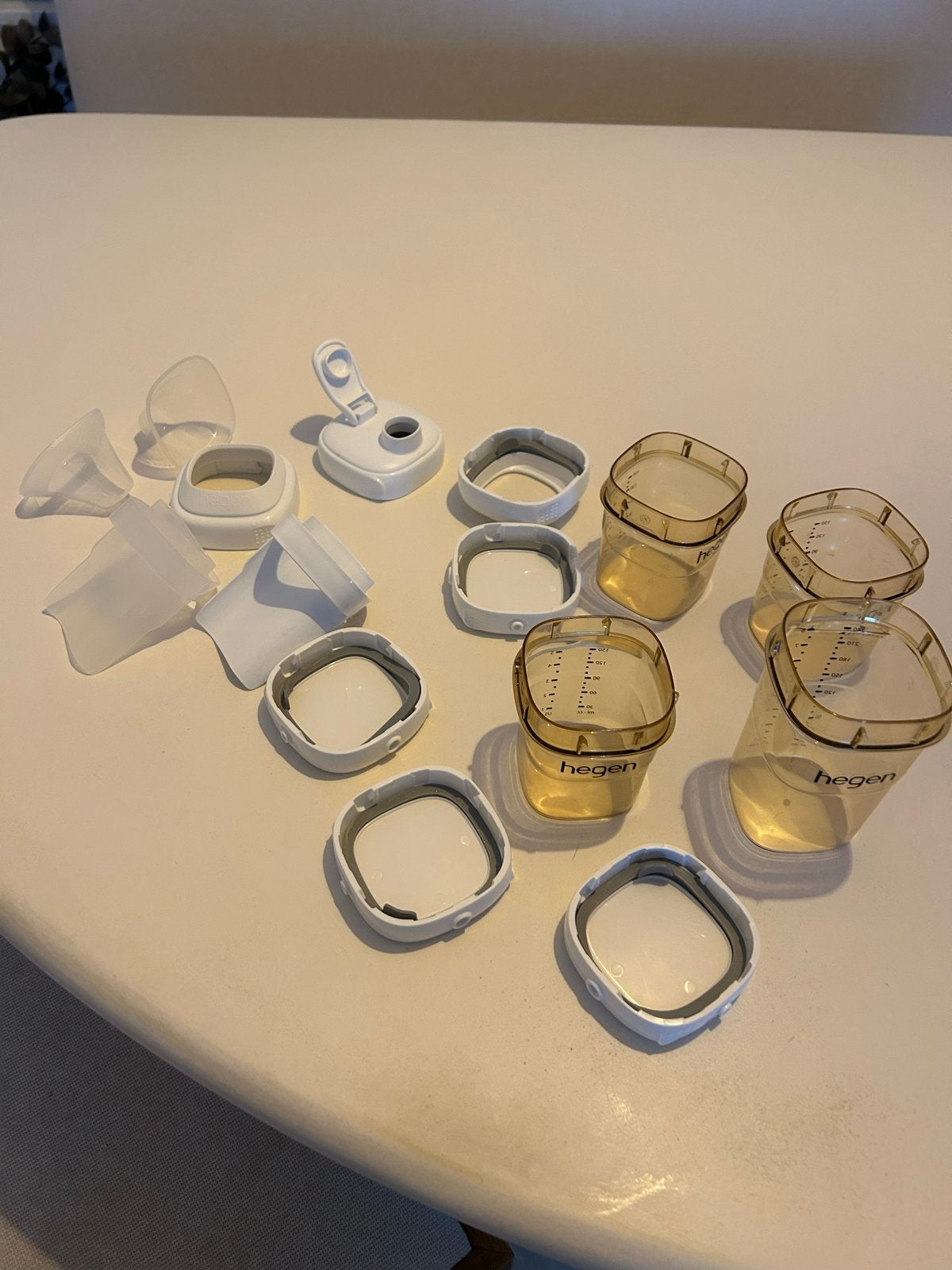 Hegen bewaarbakjes set, Overige merken, Gebruikt, Borstkolf, Ophalen of Verzenden