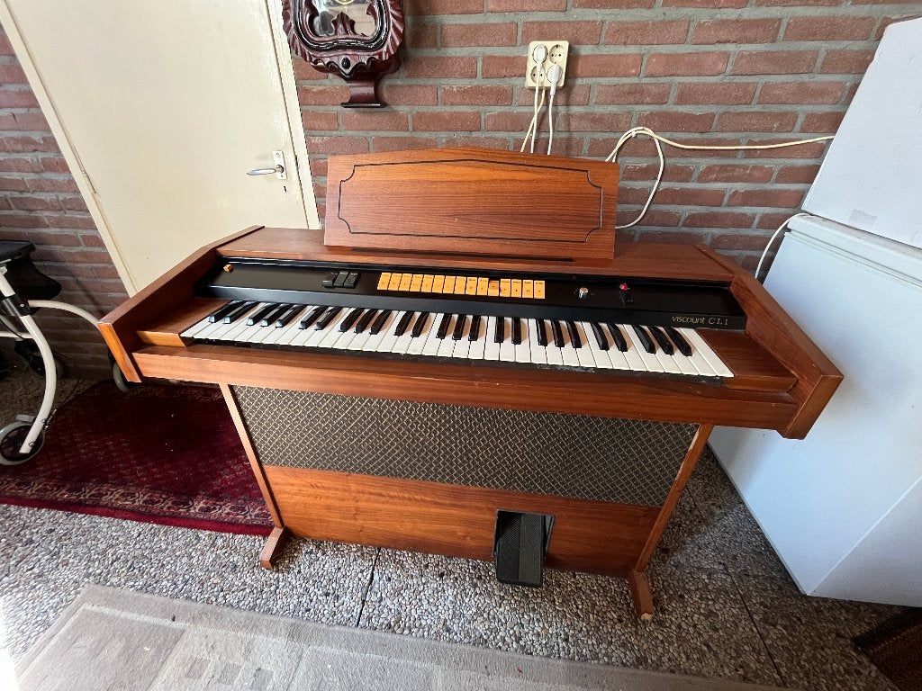 Enkel klavier Viscount C L 1 elektrisch orgel, Ophalen, Gebruikt, 1 klavier, Orgel