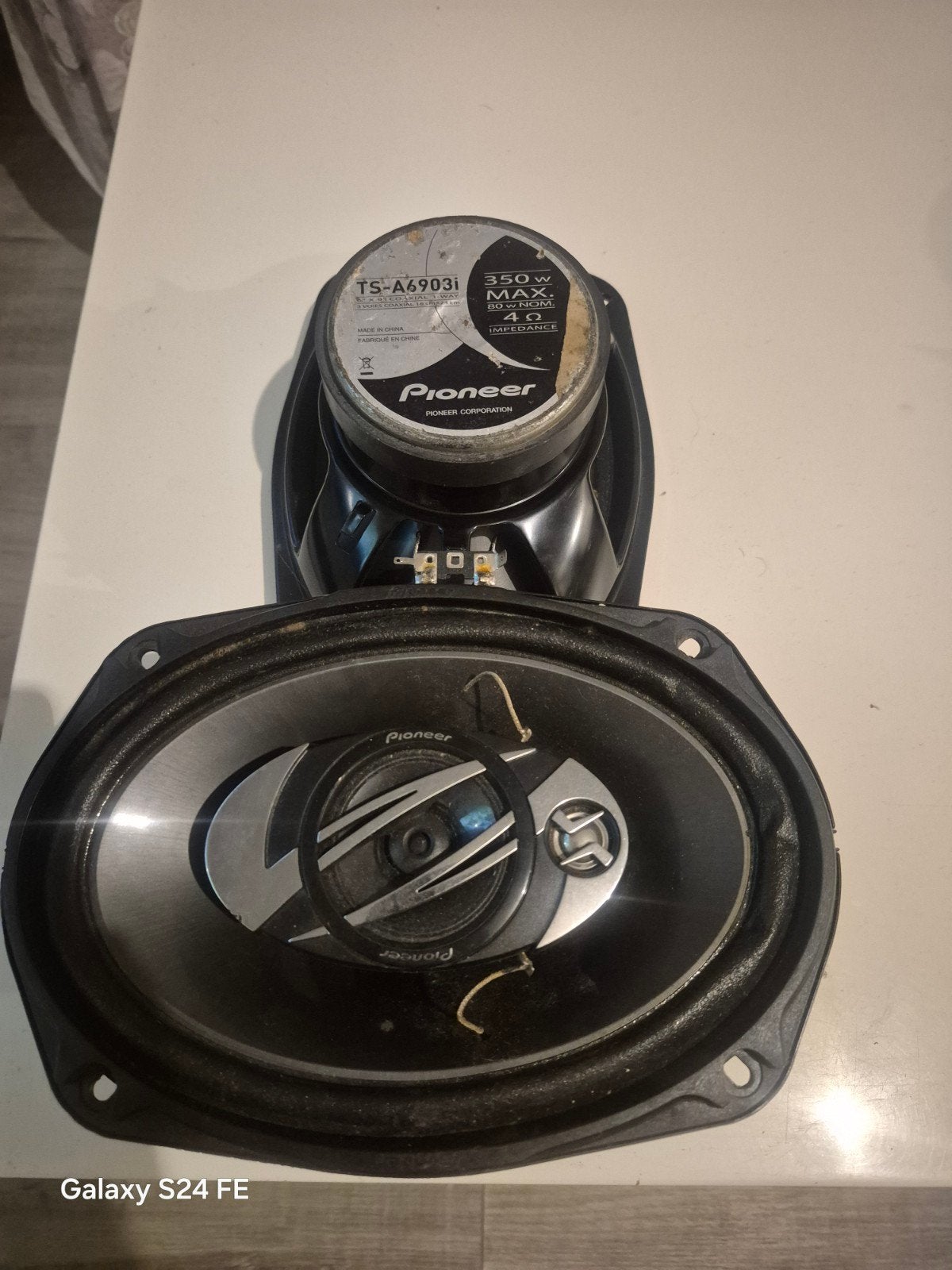 Pioneer TS-A6903I 350W Max 4 Ohm Speakers, Ophalen, Gebruikt