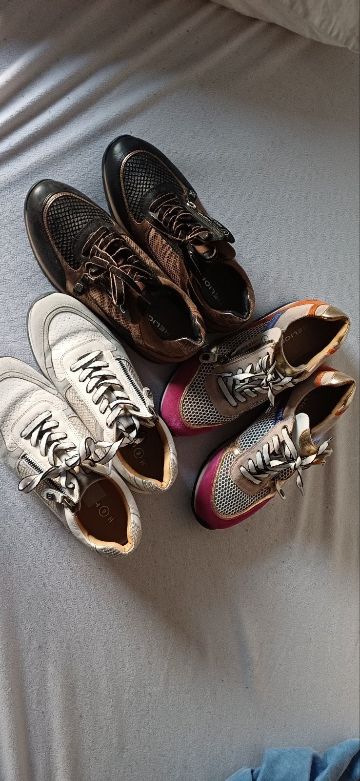 3 paar Helioform schoenen maat 39 / 6 breedte H veter + rits, Kleding | Dames, Schoenen, Overige kleuren, Nieuw, Ophalen of Verzenden