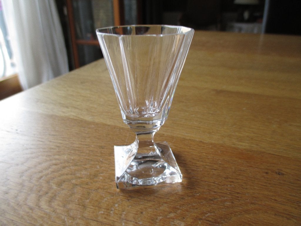 Karafje met 6 borrelglazen (Lead cristalglas 24% pbo ), Ophalen of Verzenden, Nieuw, Kristal, Glas of Glazen