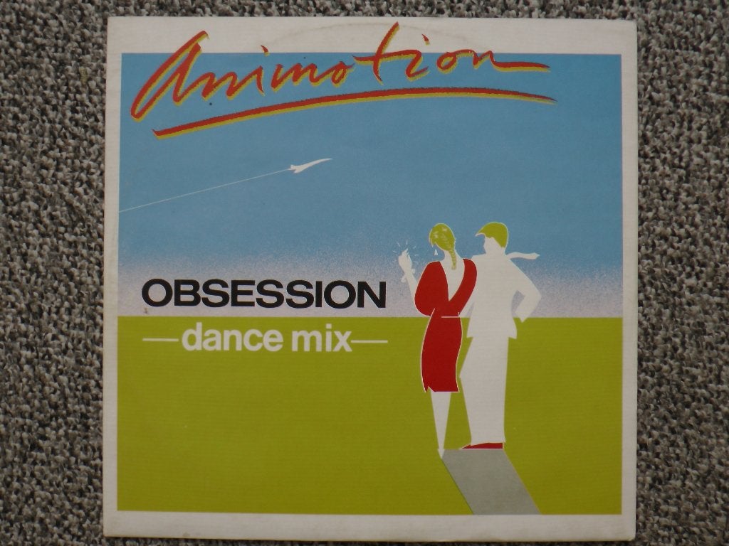 Animotion - Obesession 12 inch MAXI SINGLE, LP, Ophalen of Verzenden, Zo goed als nieuw, Pop