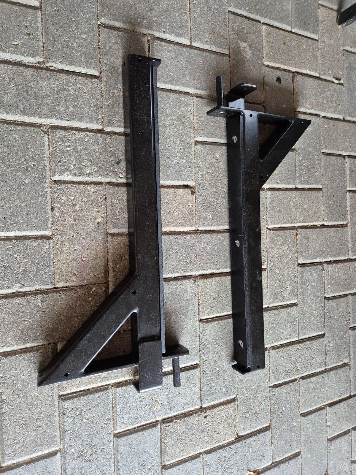 Dip attachment en catchers voor crossfit/powerrack 50mm, Ophalen, Zo goed als nieuw, Krachtstation