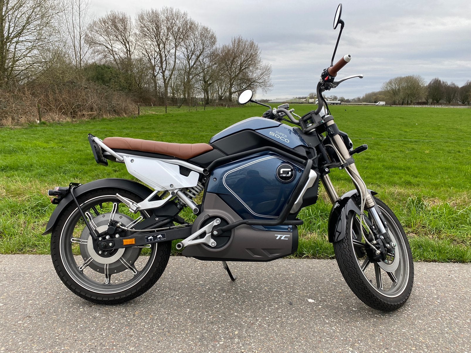 Super Soco TC lage km stand, als nieuw- elektrisch, Ophalen, Zo goed als nieuw, SUPER SOCO