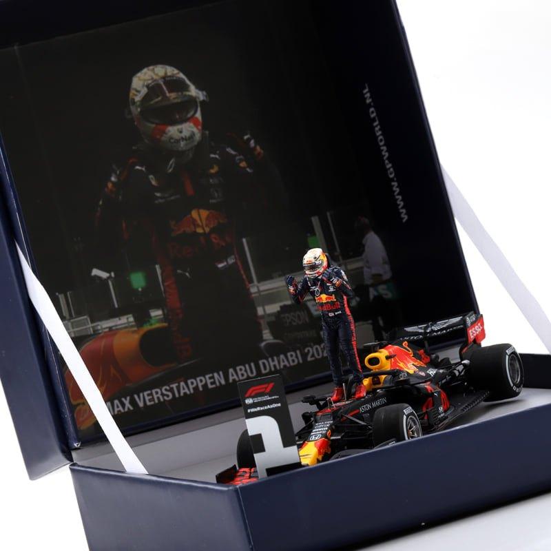 ✅ Max Verstappen 1:43 Winner Abu Dhabi GP 2020 Spark 400pcs, Ophalen of Verzenden, Nieuw, Formule 1