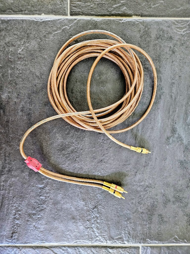 Hoogwaardige RCA Interlink-kabel - 5 meter, Ophalen of Verzenden, Gebruikt, 5 tot 10 meter, Interlink-kabel
