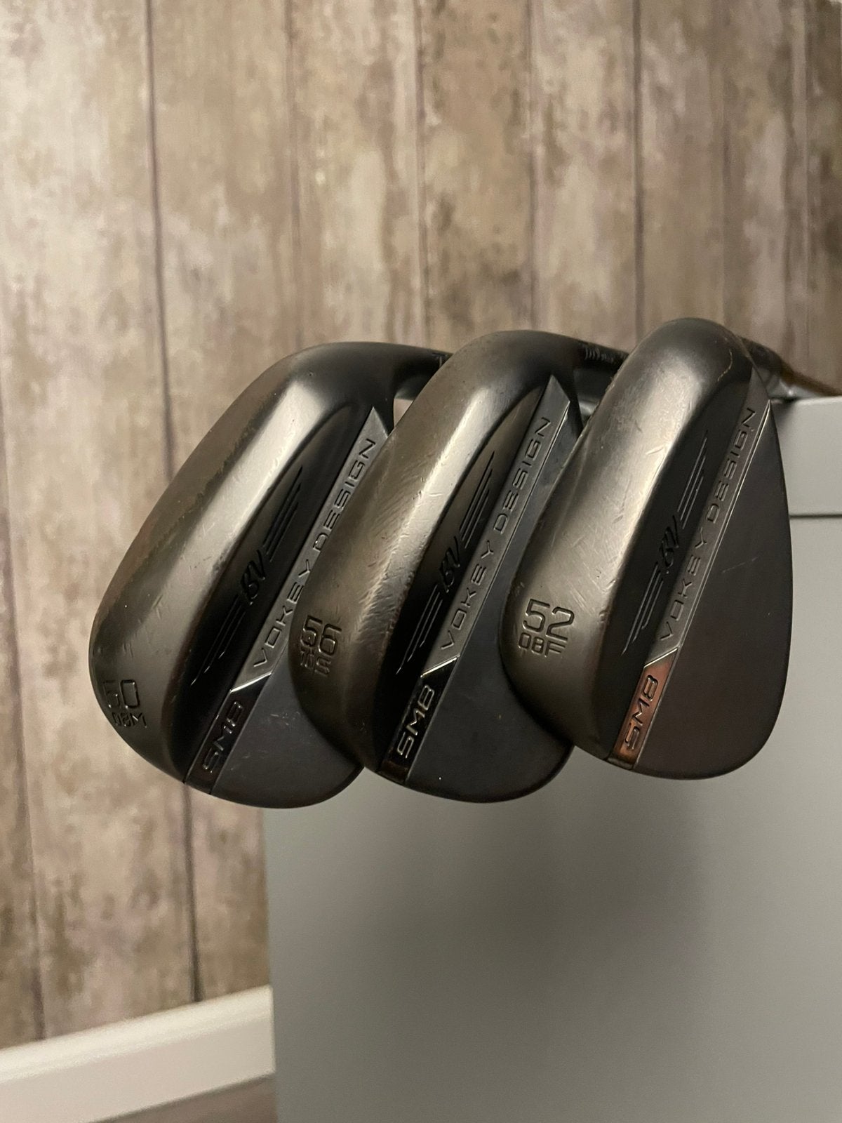 Titleist Vokey SM8 Black 52 56 60 | Wedge Flex | Topstaat, Ophalen of Verzenden, Zo goed als nieuw, Set, Overige merken