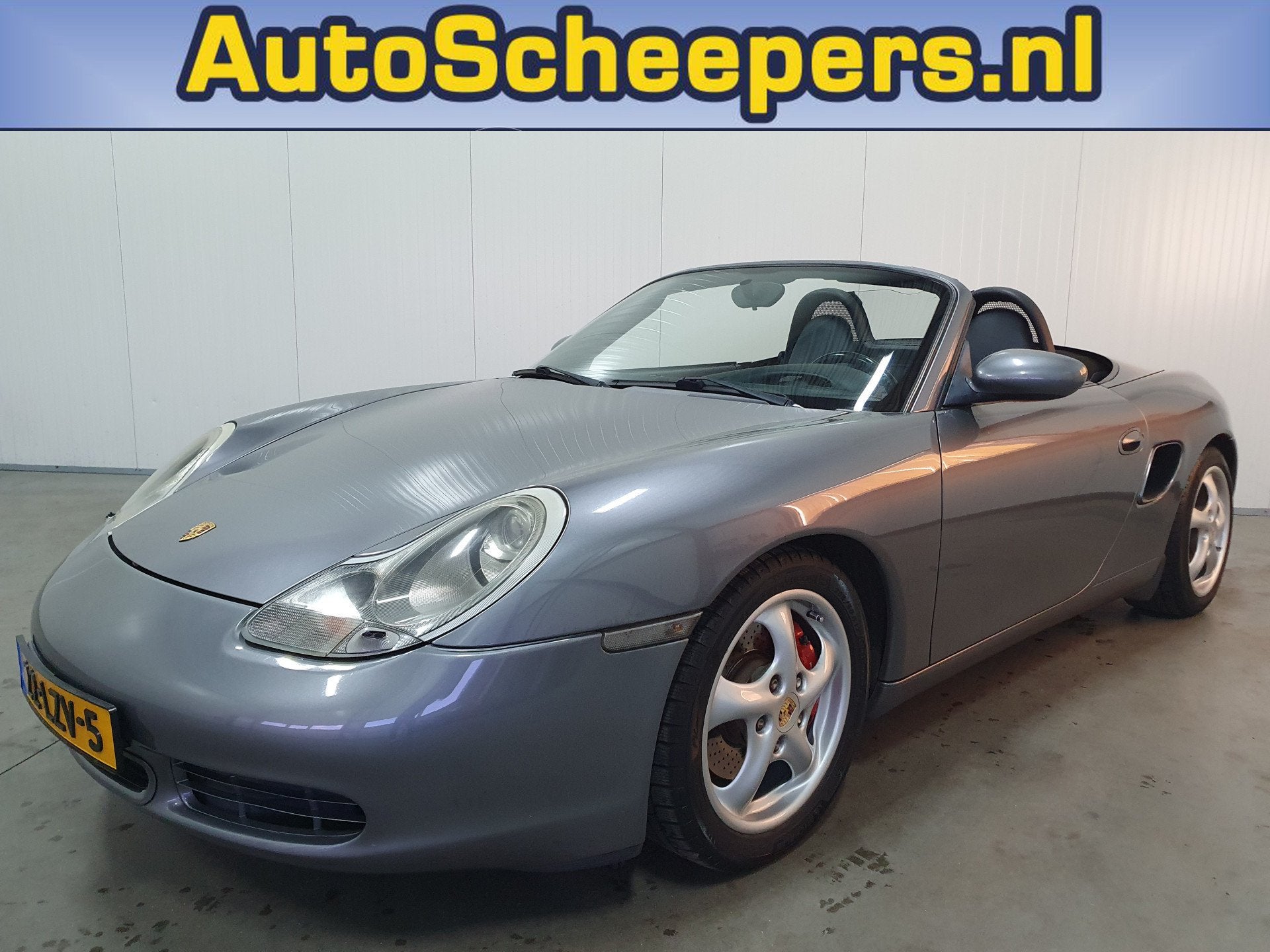 Porsche Boxster S 3.2 LEDER/AIRCO/CRUISE/STOELVERW, Auto's, Porsche, Automaat, Achterwielaandrijving, Gebruikt, Zwart
