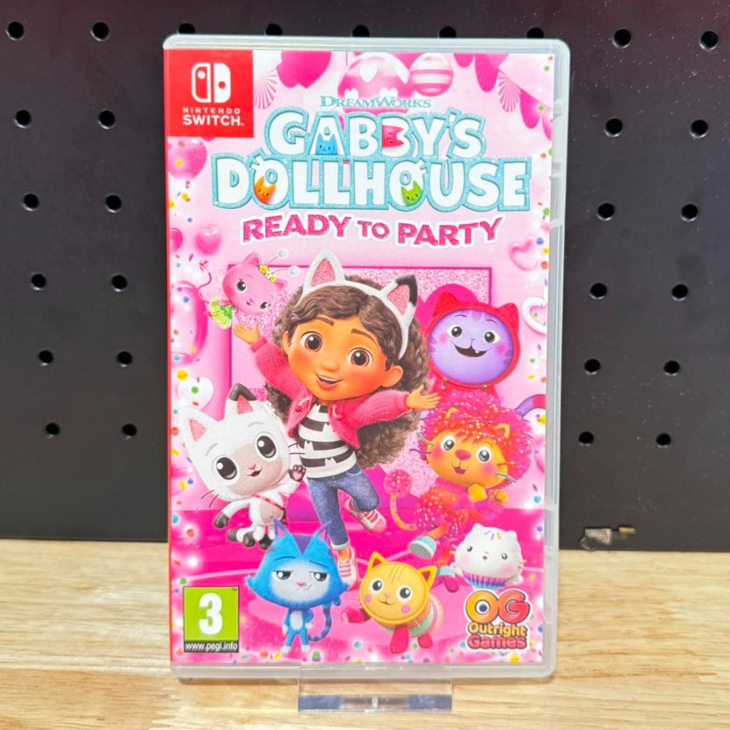 Nintendo Switch Game: Gabby`s Dollhouse Ready To Party, Nintendo, Gebruikt, Support@nintendo.com, 11-1 Hokotate-cho, Kamitoba, Minami-ku
Kyoto 601-8501
Japan