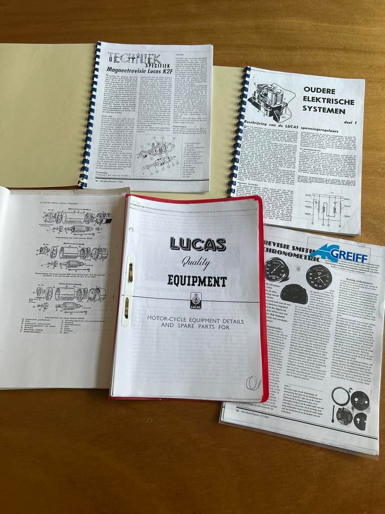 Lucas elektrische systemen werkplaats info, Motoren, Handleidingen en Instructieboekjes, Overige merken, Ophalen of Verzenden