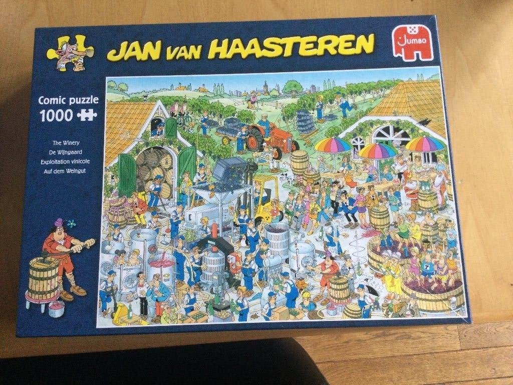 2 van Haasteren puzzels in een koop, Ophalen, 500 t/m 1500 stukjes, Gebruikt, Legpuzzel