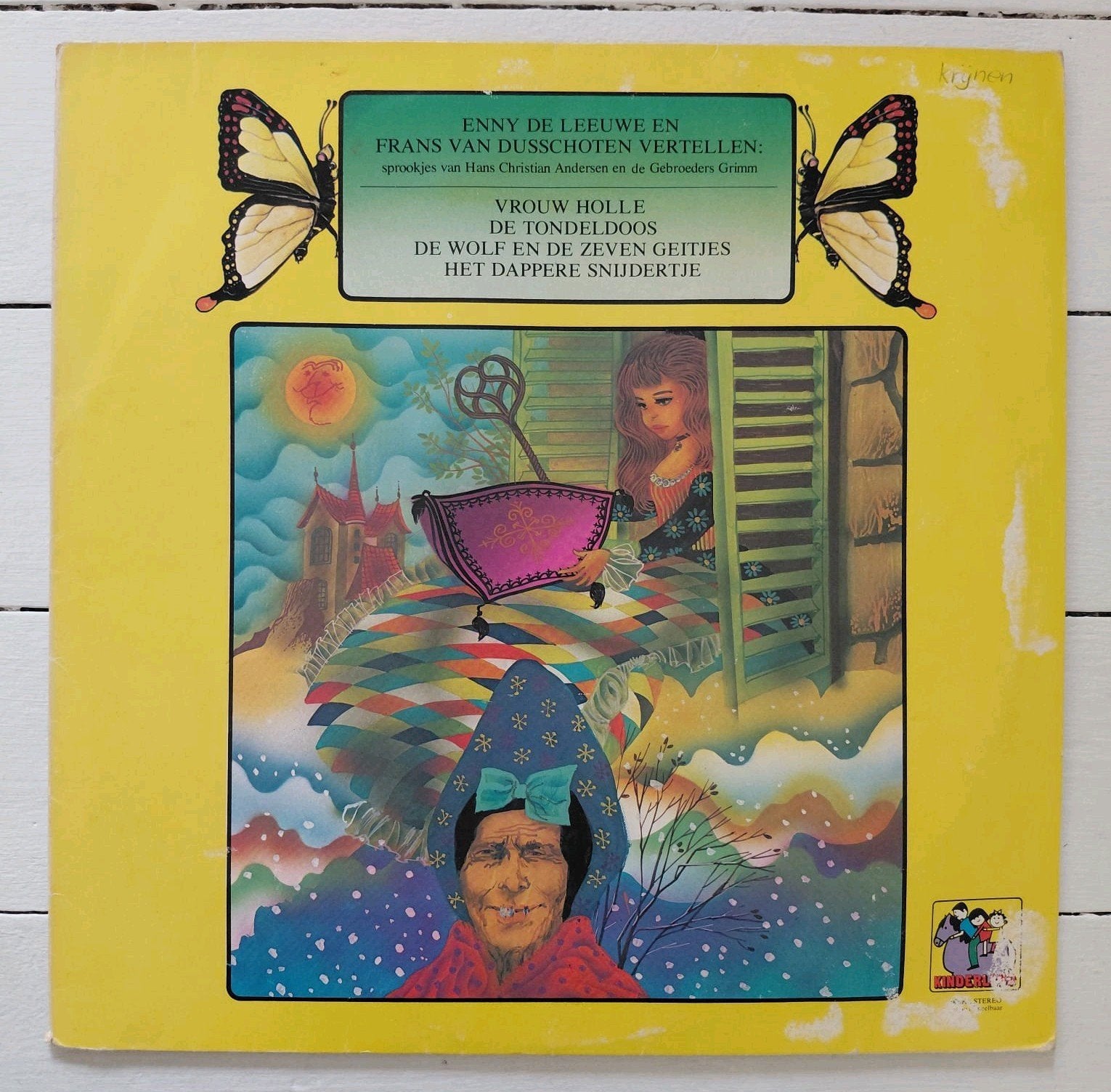 Sprookjes van hans christian andersen en gebroeders grimm lp, LP, Gebruikt, Ophalen of Verzenden, Verhaal of Sprookje