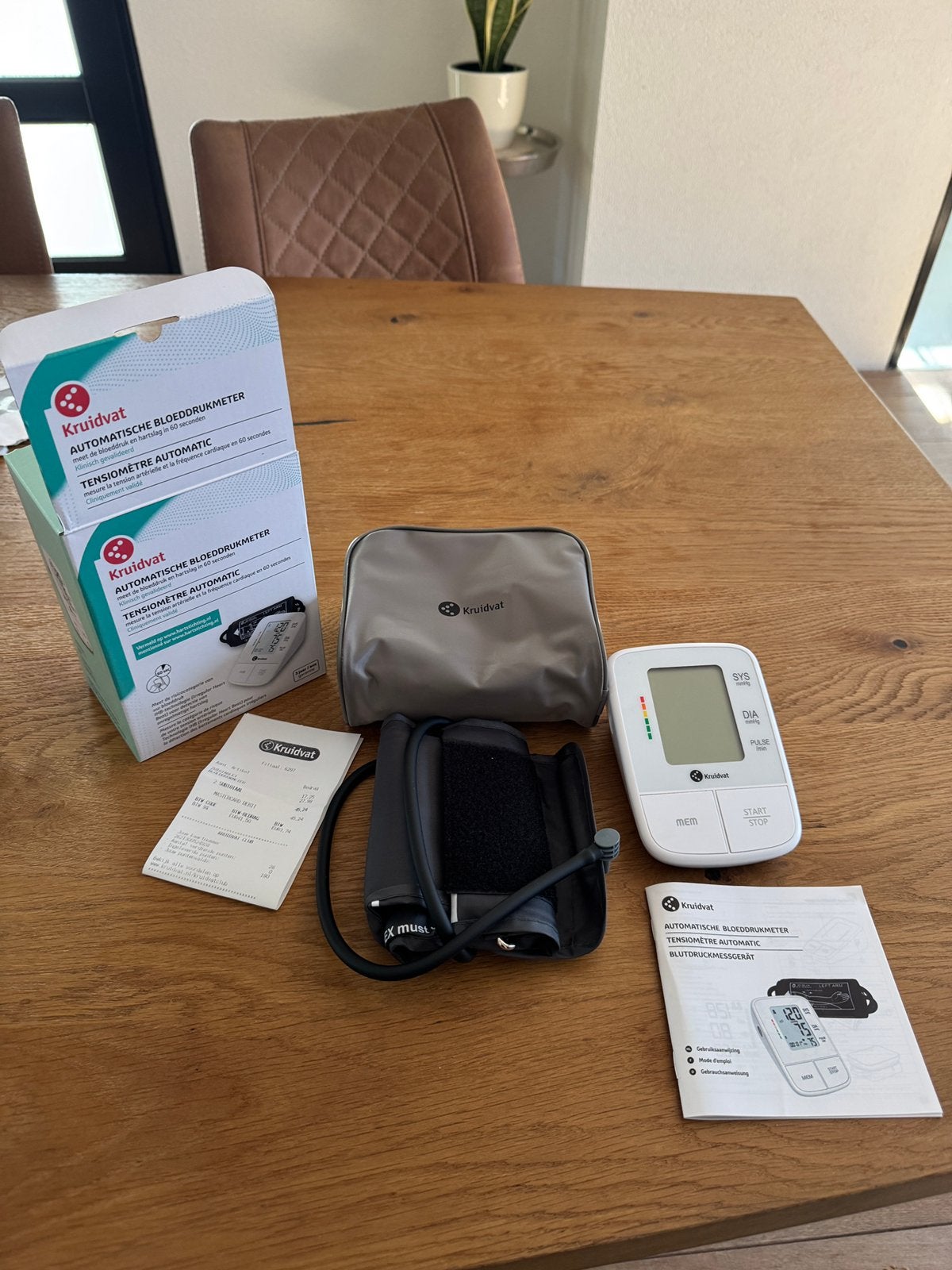 Bloeddrukmeter, Ophalen, Nieuw