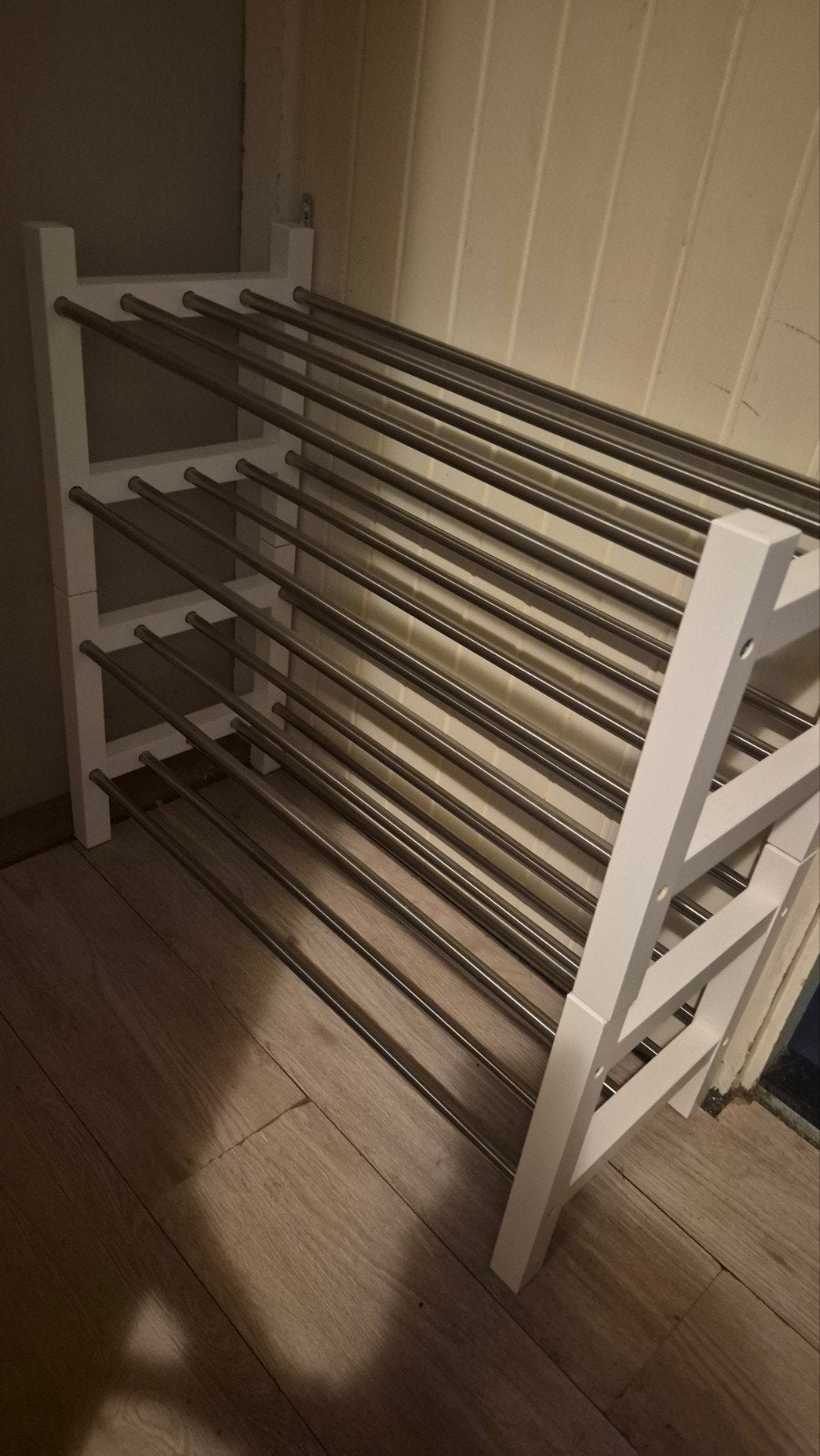 2x IKEA TJUSIG schoenenrek (wit), Huis en Inrichting, Ophalen, Zo goed als nieuw