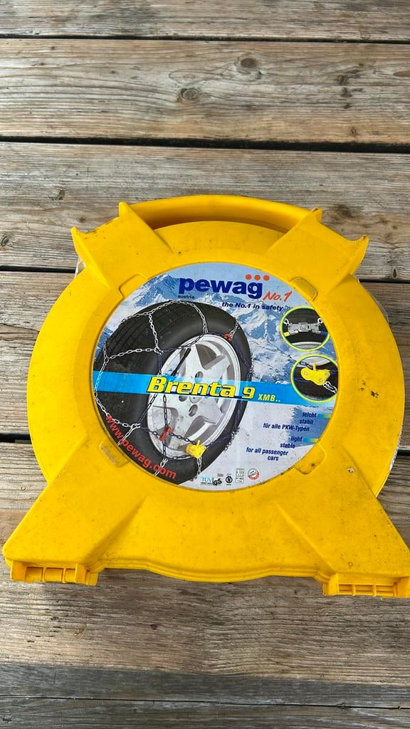 Pewag Brenta 9 sneeuwkettingen voor personenauto, Auto diversen, Sneeuwkettingen, Ophalen of Verzenden, Zo goed als nieuw