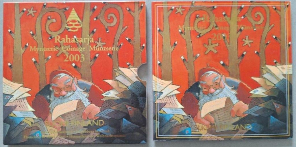 Finland BU set 2003 - Kerstwens, Verzenden, Finland, Overige waardes, Setje