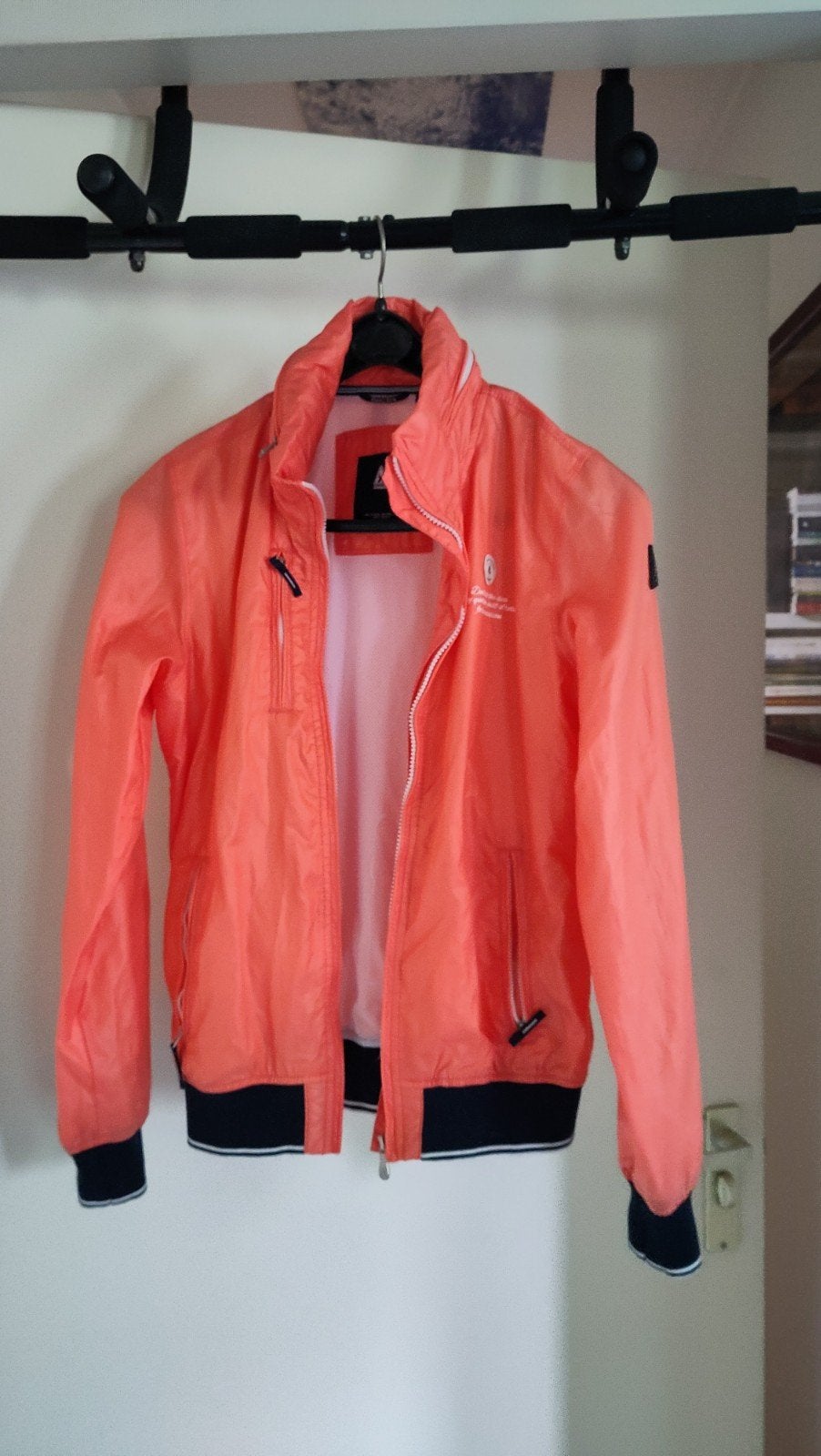 Gaastra jack met opbergbare capuchon, Kleding | Heren, Jassen | Zomer, Zo goed als nieuw, Maat 48/50 (M), Oranje, Ophalen of Verzenden