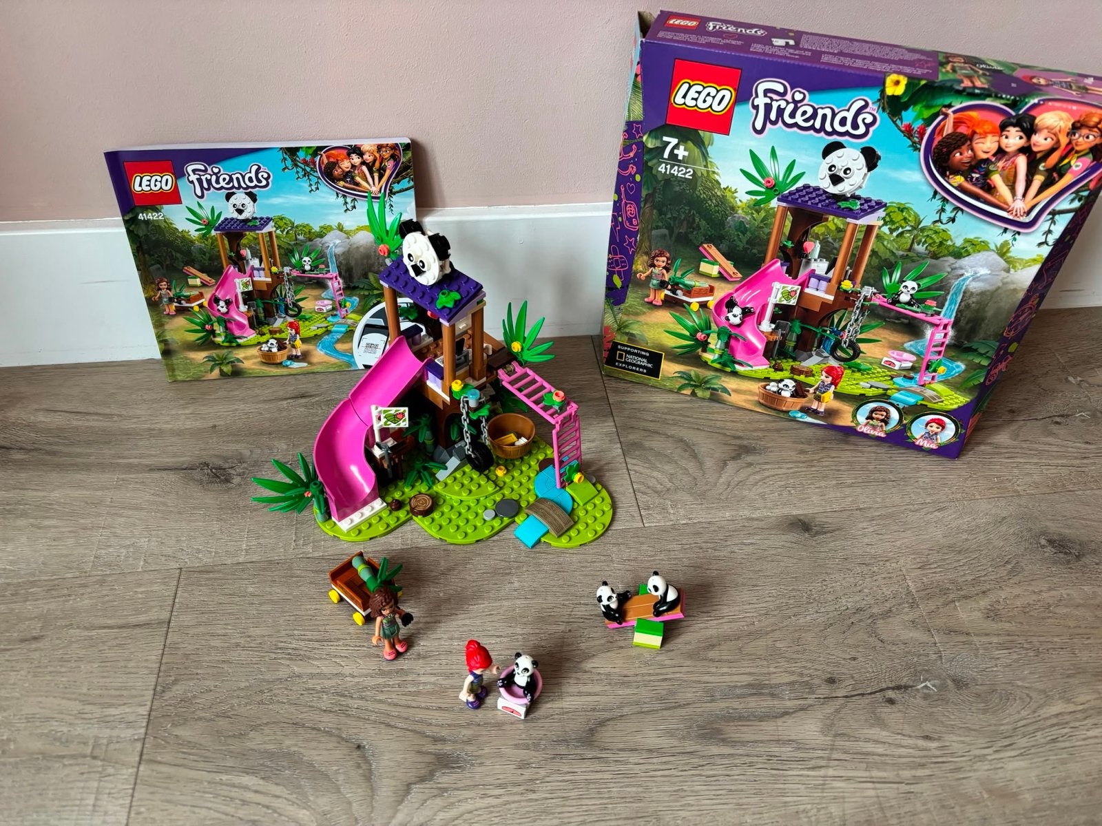 LEGO Friends Panda Jungle Boomhut 41422 - Zo goed als nieuw, Ophalen of Verzenden, Zo goed als nieuw, Overige merken