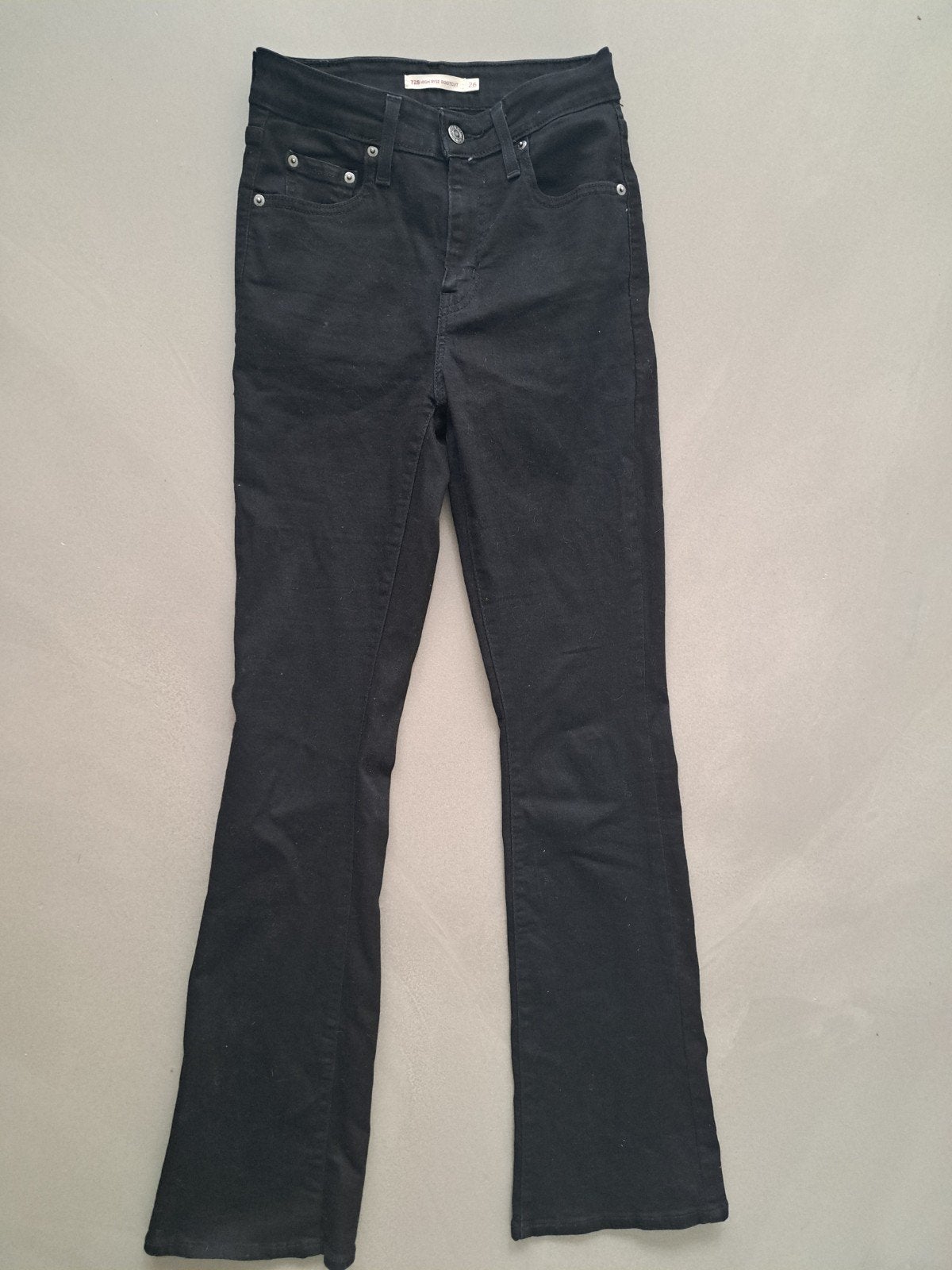 High rise bootcut van Levi's, Zwart, Ophalen of Verzenden, W27 (confectie 34) of kleiner, Gedragen