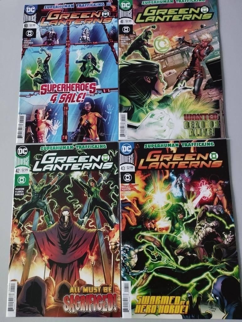 Green lanterns, Ophalen, Amerika, Nieuw, Meerdere comics