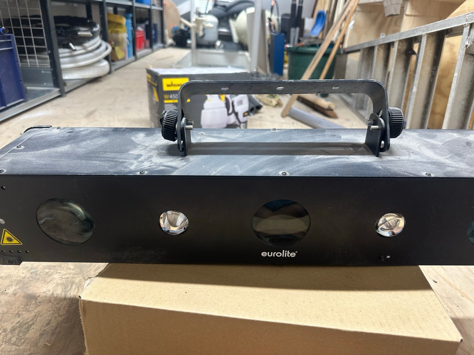 Eurolite LED Multi FX Laser Bar - Beugel defect, Ophalen, Gebruikt, Laser, Kleur