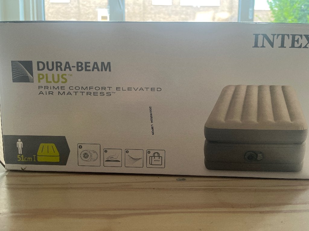 Intex air mattress, Ophalen
