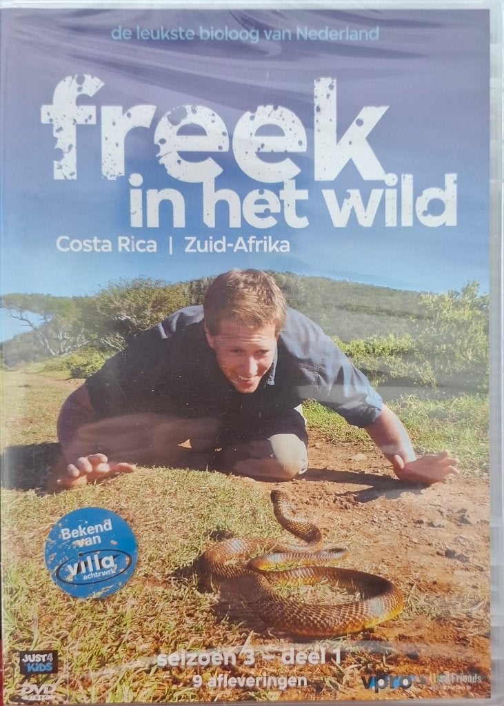 Freek in het Wild: Costa Rica | Zuid-Afrika Seizoen 3 Deel 1, Cd's en Dvd's, Alle leeftijden, Tv-serie, Dieren, Nieuw in verpakking