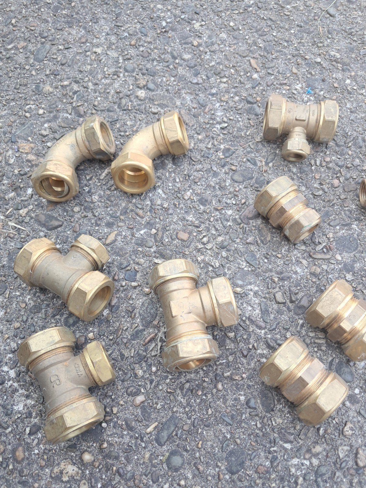 Koperen fittingen en koppelingen voor sanitair 28mm, Ophalen of Verzenden, Nieuw, Koper, Overige typen