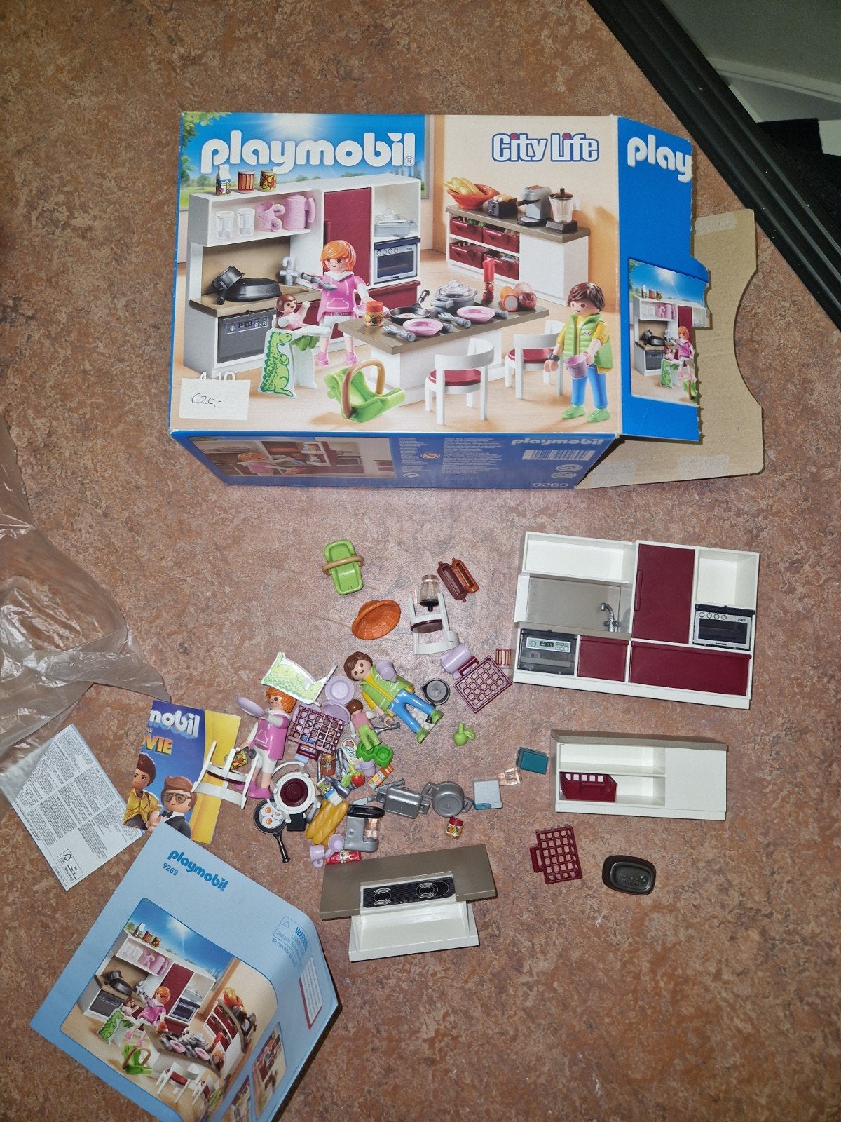 Playmobil City Life Keukenset (9269), Gebruikt, Complete set, Overige typen, Ophalen of Verzenden