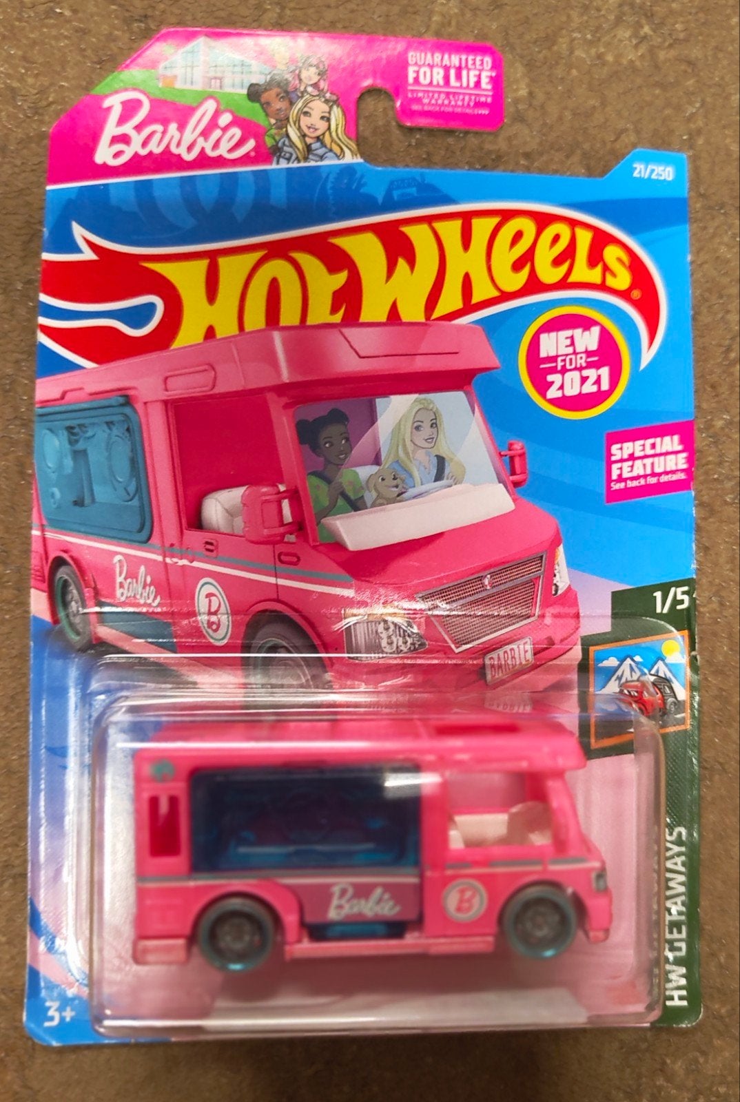 Hot Wheels Barbie Dream Camper Roze (2021), Ophalen of Verzenden, Nieuw