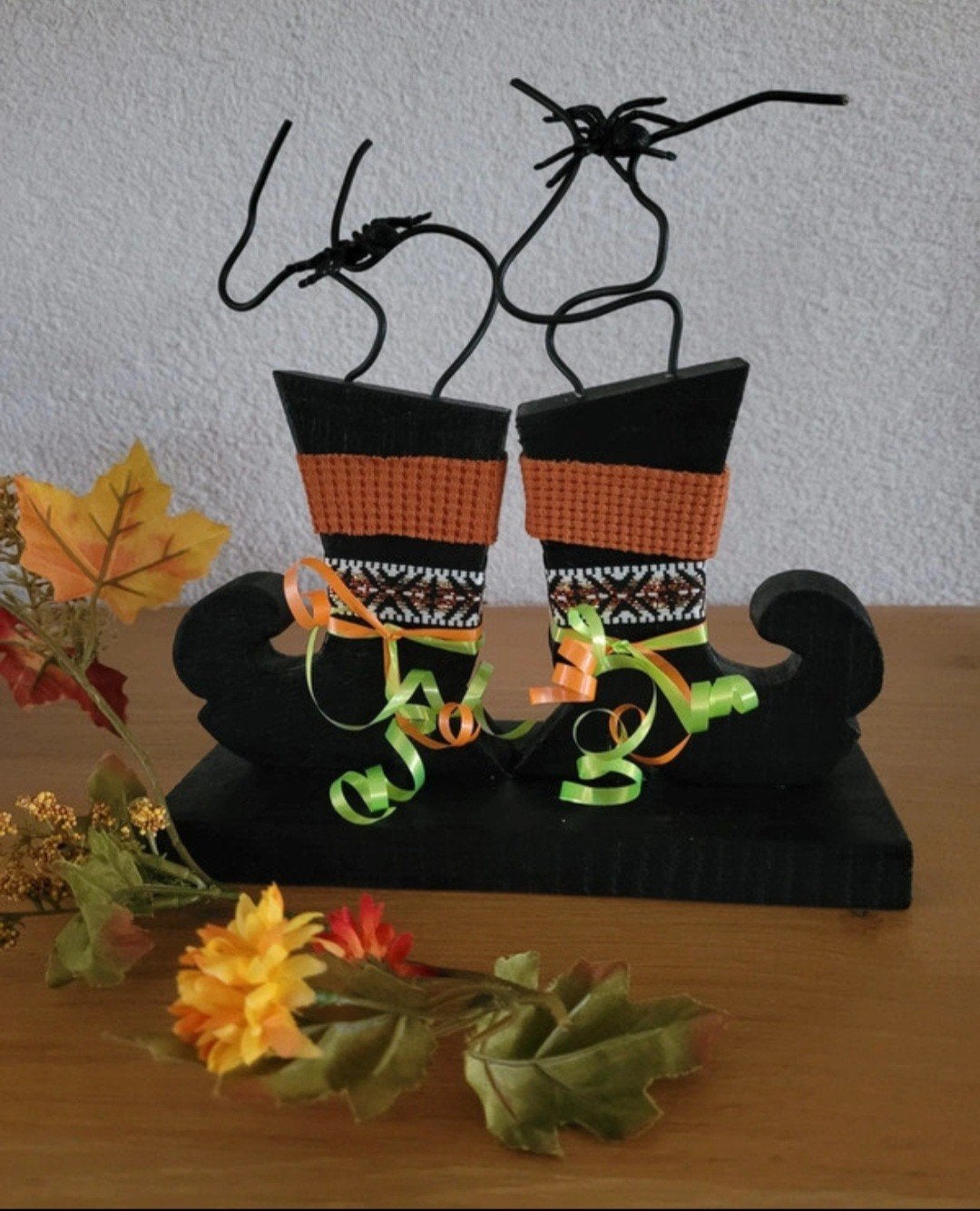 Halloween - leuke heksenlaarsjes als decoratie, Ophalen of Verzenden, Nieuw, Halloween of Griezel