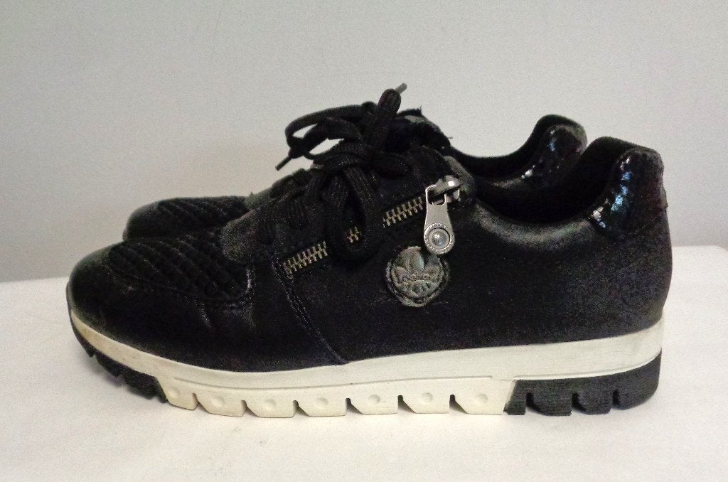 schoen Rieker, Zwart, Ophalen of Verzenden, Rieker, Sneakers of Gympen