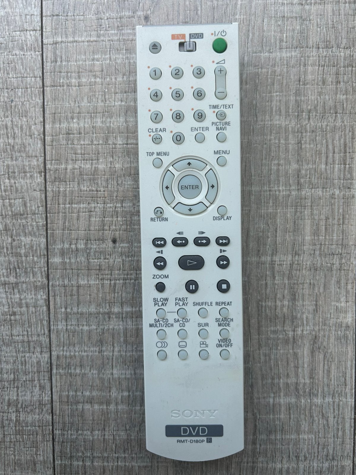 Te koop aangeboden Sony DVD RMT-D180P afstandsbediening., Ophalen of Verzenden, Gebruikt, Origineel, Dvd
