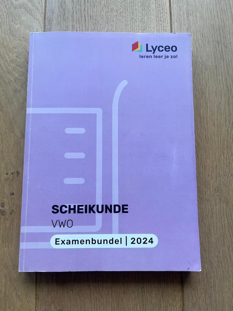 Lyceo Examenbundel Scheikunde VWO, Boeken, Ophalen of Verzenden, Nieuw, VWO, Scheikunde