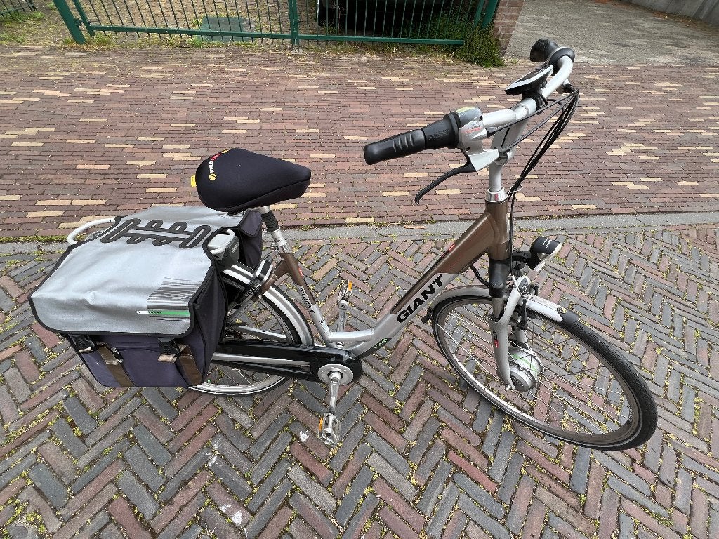 Mooie Giant twist go double met gereviseerd 17.5 Ah accu!, Ophalen, Giant, Zo goed als nieuw, 51 tot 55 cm
