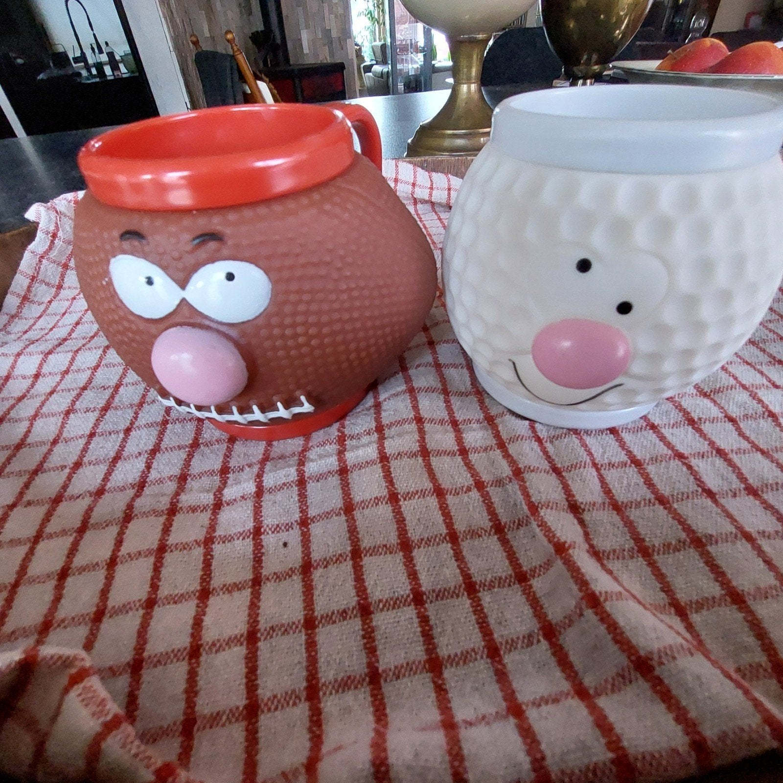 Grappige Kunststof IJsbekers Ballen met Gezichtjes, Kunststof, Ophalen of Verzenden, Meerkleurig, Overige typen