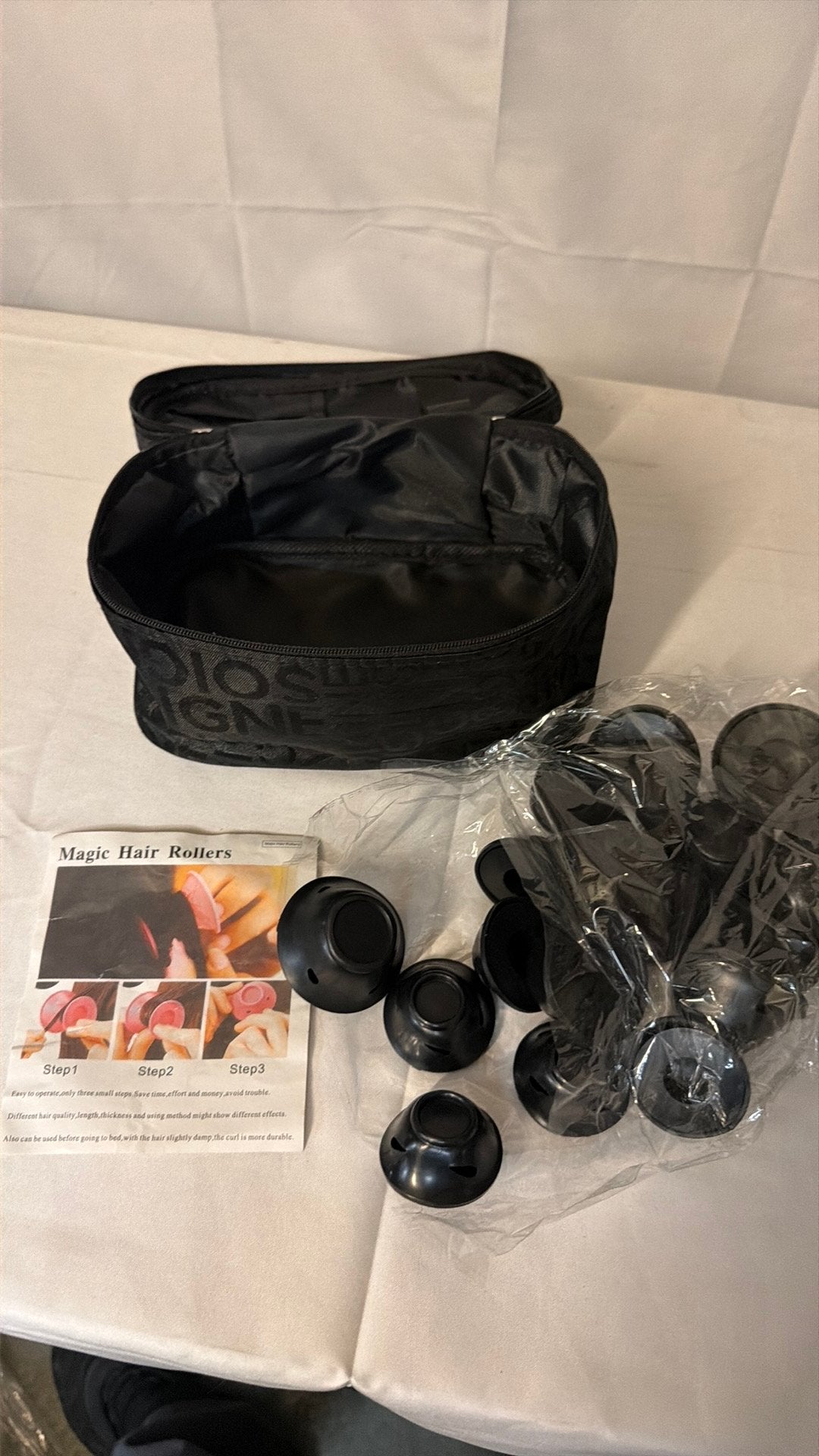 Magic hair roller set in luxe tas., Ophalen of Verzenden, Zo goed als nieuw