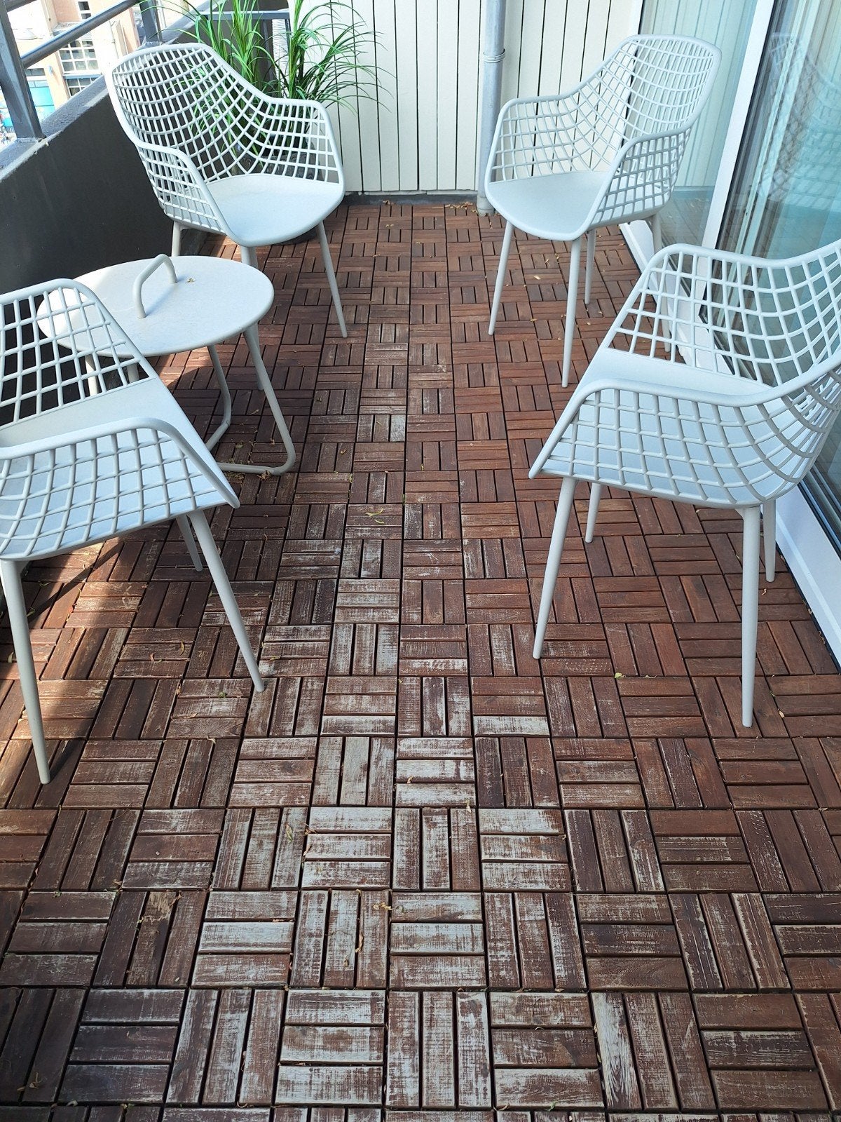 GRATIS houten vlonder van Ikea, Ophalen of Verzenden, Gebruikt, Hout