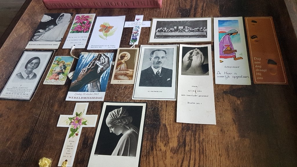 15 x BIDPRENTJES., Verzamelen, Verzenden, Bidprentje