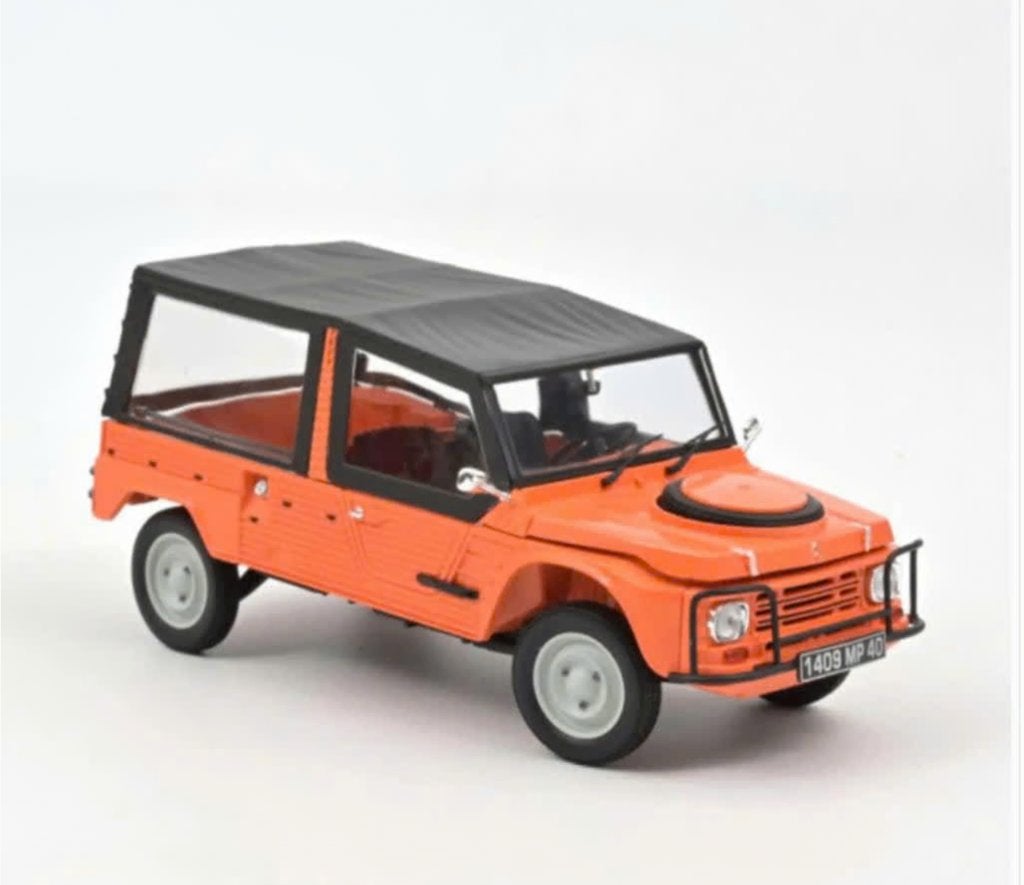 Citroen Mehari 4x4 '79 schaal Oranje 1/18 NOREV ref: 181654, Hobby en Vrije tijd, Verzenden, Nieuw, Auto, Norev
