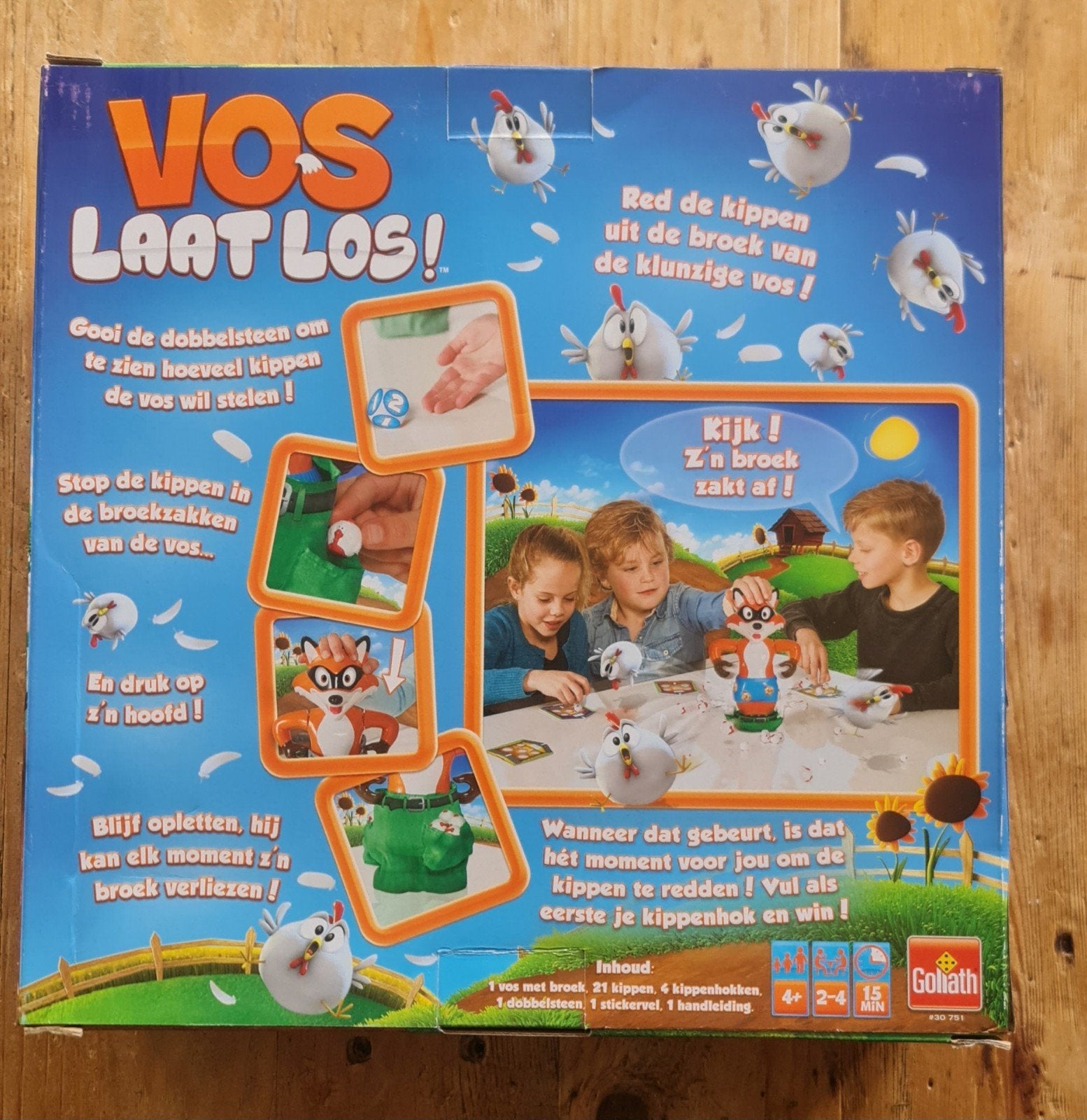 Vos Laat Los! Gezinsspel van Goliath, Een of twee spelers, Ophalen of Verzenden, Zo goed als nieuw, Goliath