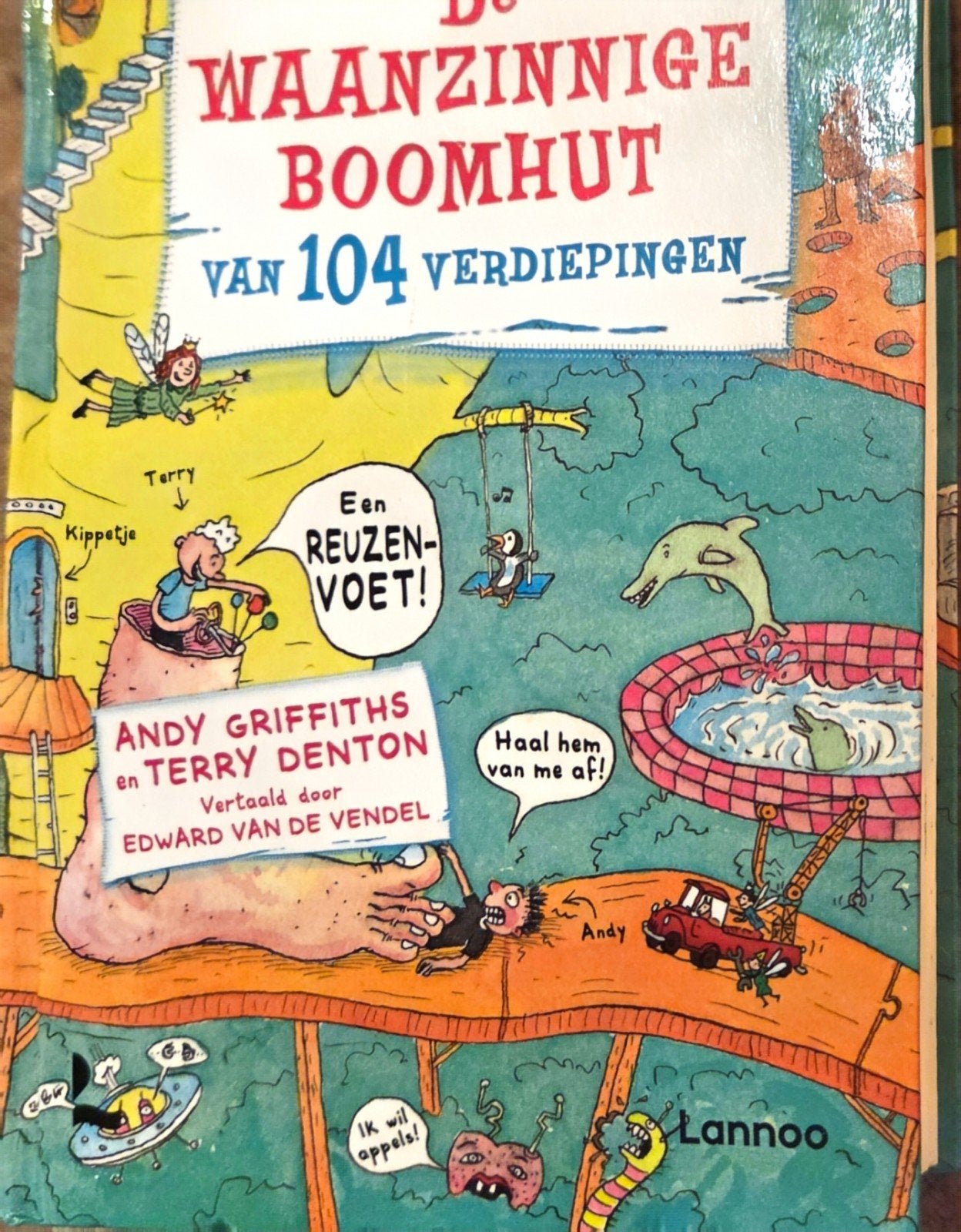 De Waanzinnige Boomhut van 104 Verdiepingen - Andy Griffiths, Boeken, Verzenden, Gelezen, Andy Griffiths en Terry Denton, Fictie