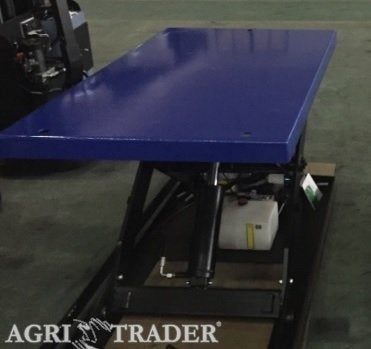 Elektrische schaartafel 130 x 80 cm 3000 kg 22-104 cm 380V