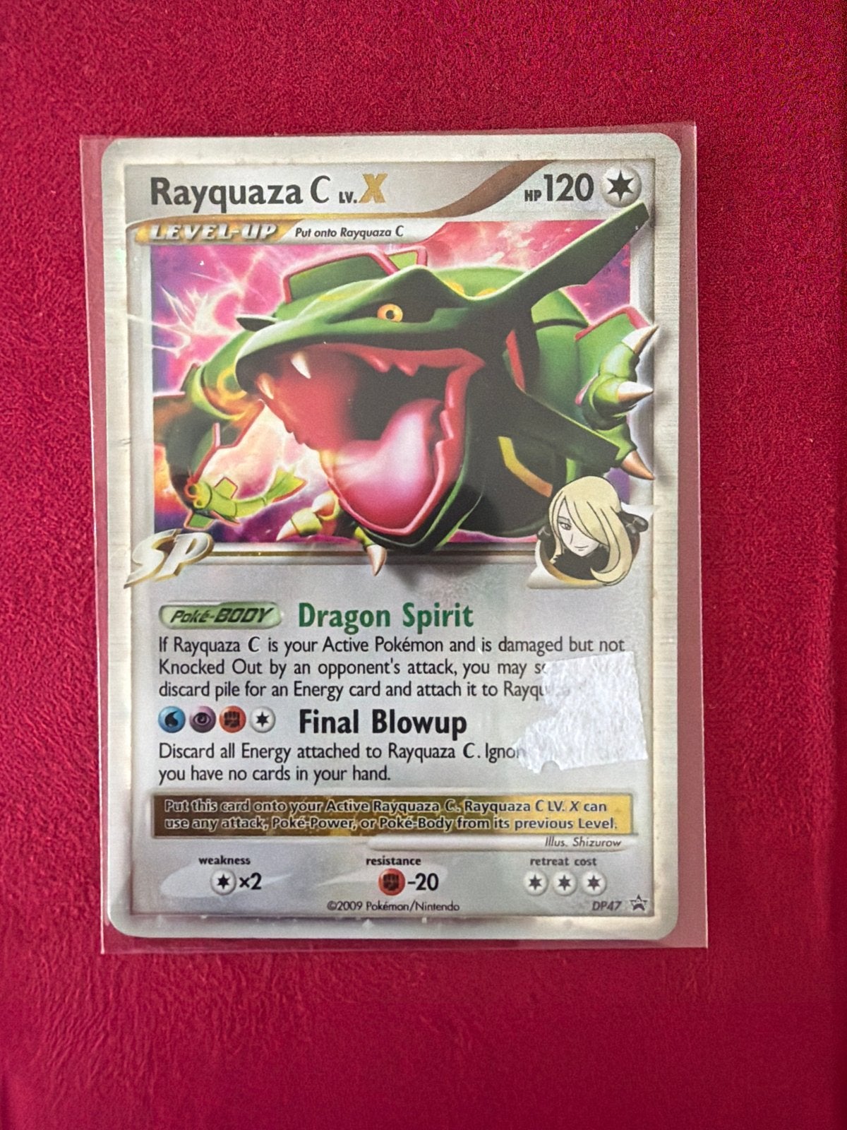 Rayquaza C LV.X Pokémon kaart - Zeldzaam, Ophalen of Verzenden, Gebruikt, Losse kaart