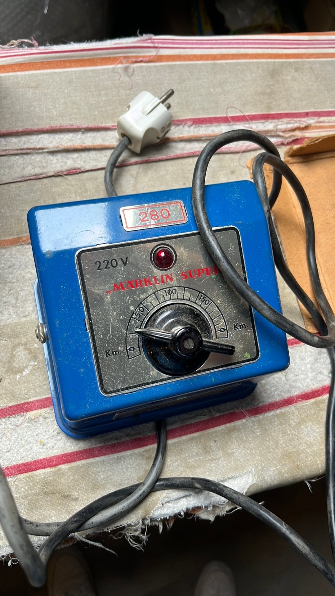 Te koop transformator van marklin 280, Hobby en Vrije tijd, Ophalen of Verzenden, Zo goed als nieuw
