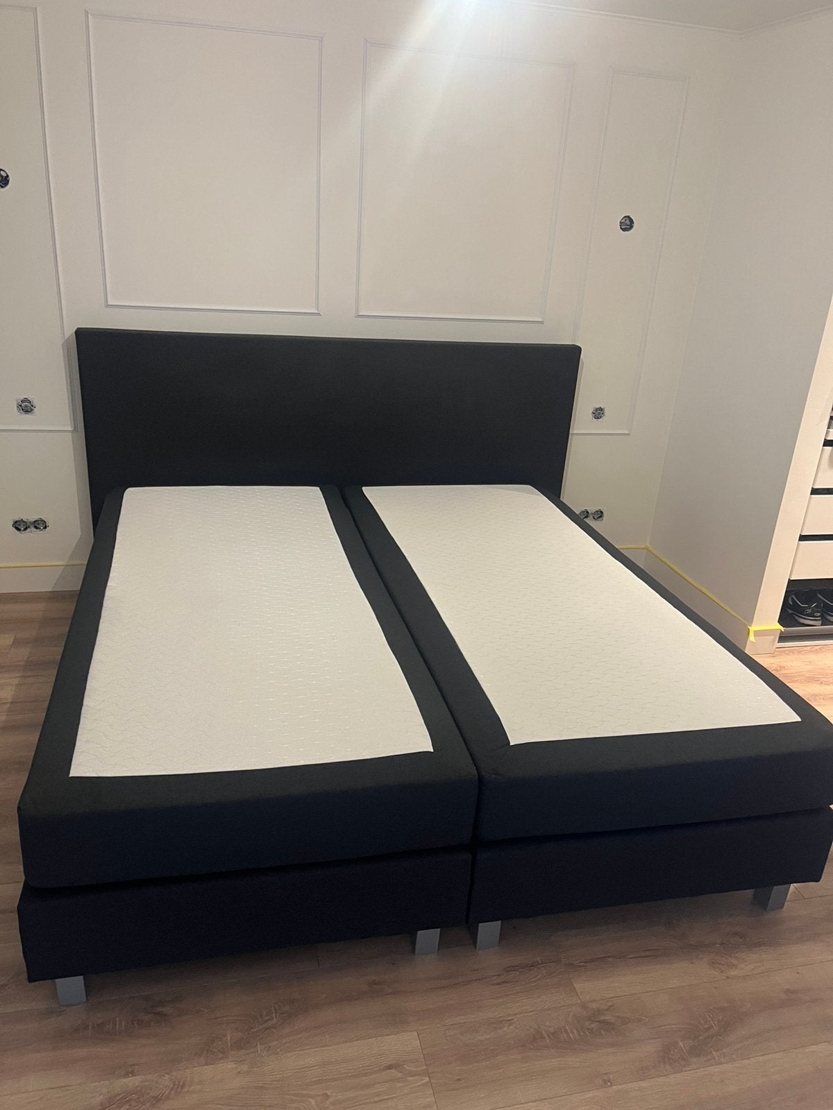 Boxspring 180x200, Ophalen, Zo goed als nieuw, Tweepersoons, 180 cm