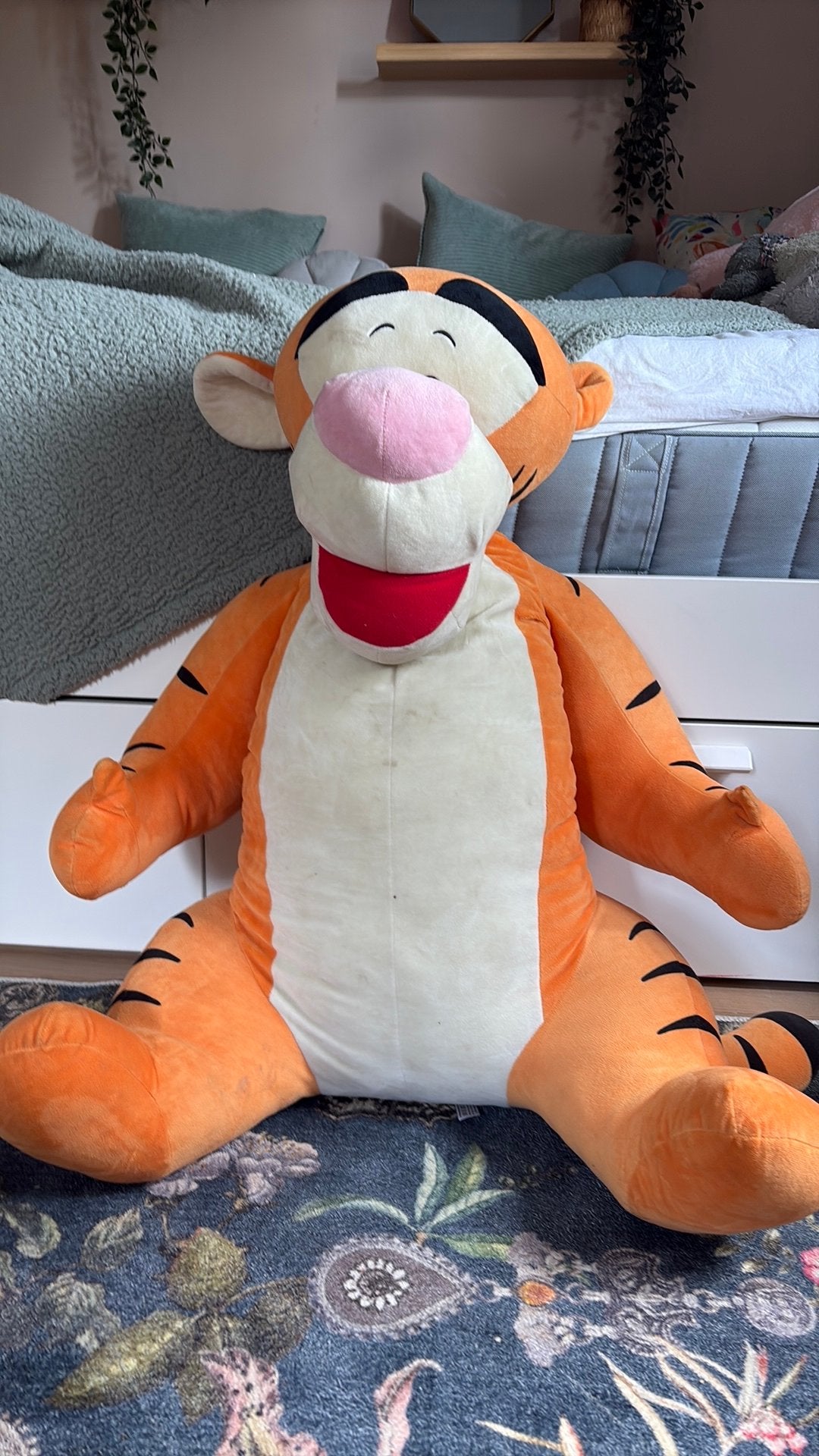Tijgertje knuffel, Oranje, Gebruikt, Overige karakters, Ophalen of Verzenden