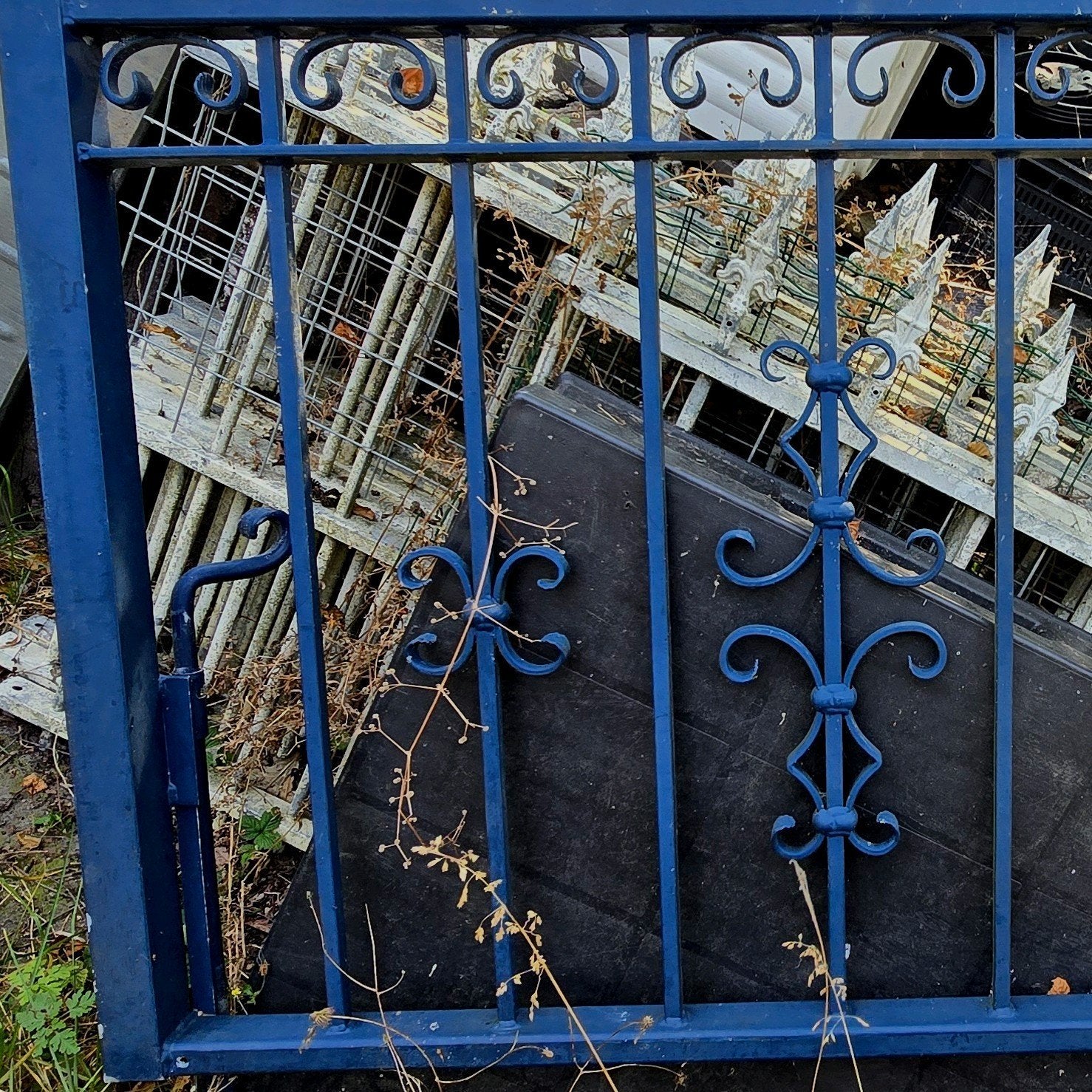 prachtig sierhekwerk/ hekwerk, Ophalen of Verzenden, IJzer, Sierhekwerk, Met poort